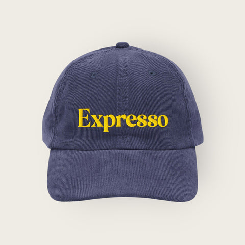 Expresso Embroidery Corduroy Cap