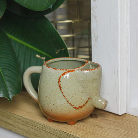 Elephant Ceramic Mug 16 oz